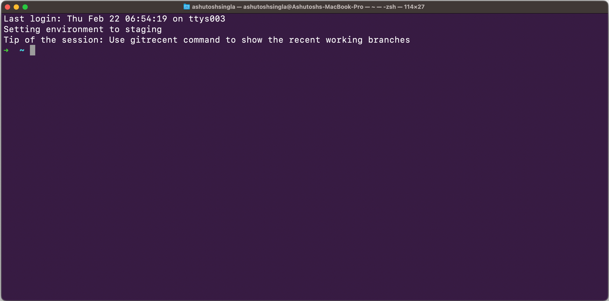 Terminal wisdom in action